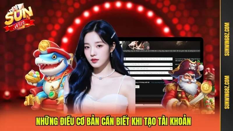 Những điều cơ bản cần biết khi tạo tài khoản